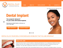 Tablet Screenshot of dentalplusng.com